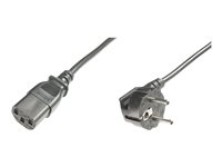 ASSMANN - Câble d'alimentation - power IEC 60320 C13 pour power CEE 7/7 (M) - CA 250 V - 2.5 m - moulé - noir