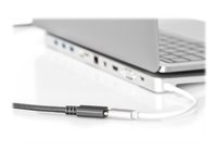 DIGITUS - Câble d'extension USB - USB-C (M) pour USB-C (F) - USB 3.1 Gen 2 - 20 V - 5 A - 70 cm - noir