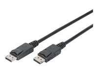 DIGITUS - Câble DisplayPort - DisplayPort (M) pour DisplayPort (M) - DisplayPort 1.2 - 3 m - support 4K - noir