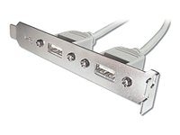 ASSMANN - Panneau USB - connecteur en ligne 5 broches (F) pour USB (F) - 25 cm - beige