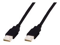 ASSMANN - Câble USB - USB (M) pour USB (M) - USB 2.0 - 1 m - moulé - noir