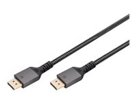 DIGITUS - Câble DisplayPort - DisplayPort (M) pour DisplayPort (M) - DisplayPort 1.4 - 3 m - support 4K 120 Hz - noir