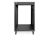16U AVS rack 780x507x460 mm threaded mounting holes castors bl