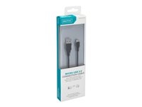 DIGITUS - Câble USB - USB (M) pour Micro-USB Type B (M) - USB 2.0 - 1.8 m - moulé - noir