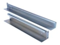 DIGITUS DN-19 GS-SRV - Rack slide rail kit - grey, RAL 7035 - 1U - 19"