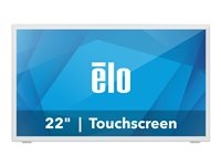 Elo 2270L - LCD-monitor - 22" (21.5" zichtbaar) - aanraakscherm - 1920 x 1080 Full HD (1080p) @ 60 Hz - 250 cd/m² - 1000:1 - 14 ms - HDMI, VGA, DisplayPort - luidsprekers - wit