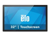 Elo 3204L - 32" Diagonal Class (31.5" viewable) LED-backlit LCD display - digital signage - with touchscreen - 1080p 1920 x 1080 - black