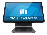 Elo E-Series 3 - All-in-one N-series N97 / up to 3.6 GHz - RAM 8 GB - SSD 128 GB - NVMe - UHD Graphics - Gigabit Ethernet, IEEE 802.11ax (Wi-Fi 6), Bluetooth 5.3 - 11 IoT Enterprise 2024 LTSC - monitor: LED 15.6" 1920 x 1080 (Full HD) @ 60 Hz touchscreen - black