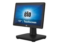 EloPOS System i3 - With I/O Hub Stand - all-in-one - 1 x Core i3 8100T / 3.1 GHz - RAM 8 GB - SSD 128 GB - UHD Graphics 630 - GigE - WLAN: 802.11a/b/g/n/ac, Bluetooth 5.0 - Win 10 IoT Enterprise LTSC 64-bit - monitor: LED 15.6" 1366 x 768 (HD) touchscreen - black