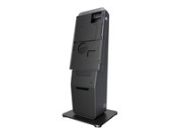 Elo Wallaby Pro Self-Service Countertop Stand - Stand - for point of sale terminal - black/silver - screen size: 22"-27" - floor-standing