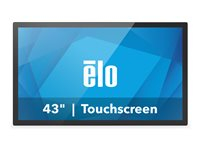 Elo 4304L - Commercial Grade - LED-monitor - 42.5" - open raamwerk - aanraakscherm - 1920 x 1080 Full HD (1080p) @ 60 Hz - 500 cd/m² - 4000:1 - 8 ms - 2xHDMI, DisplayPort, USB-C - luidsprekers - zwart