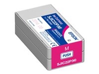 Epson SJIC22P(M) - Magenta - origineel - inktcartridge - voor TM C3500