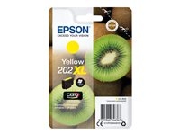 Epson 202XL - 8.5 ml - XL - jaune - original - emballage coque avec alarme radioélectrique/ acoustique - cartouche d'encre - pour Expression Premium XP-6000, XP-6005