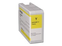 Epson SJIC36P(Y) - 80 ml - yellow - original - ink cartridge - for ColorWorks CW-C6000Ae, CW-C6000Pe, CW-C6500Ae, CW-C6500Pe