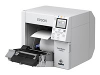 Epson ColorWorks CW-C4000E (MK) - Label printer - colour - ink-jet - Roll (10.2cm) - 1200 x 1200 dpi - up to 100 mm/sec (mono) / up to 100 mm/sec (colour) - USB, USB host - cutter