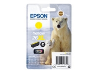 Epson 26XL - 9.7 ml - XL - jaune - original - emballage coque avec alarme radioélectrique/ acoustique - cartouche d'encre - pour Expression Premium XP-510, 520, 600, 605, 610, 615, 620, 625, 700, 710, 720, 800, 810, 820