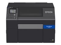 Epson ColorWorks CW-C6500Ae - Etiketprinter - kleur - inktjet - Rol (21,59 cm) - 1200 x 1200 dpi - tot 85 mm/sec (mono) / tot 85 mm/sec (kleur) - USB 2.0, LAN, USB 2.0 host - snijder