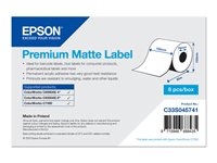 Epson Premium - Mat - permanente acryl kleeflaag - rol (10,2 cm x 60 m) 8 rol(len) doorlopende etiketten - voor ColorWorks CW-C6000Ae, CW-C6500Ae, CW-C6500Pe, TM-C7500, TM-C7500G