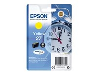 Epson 27 - 3.6 ml - jaune - original - emballage coque avec alarme radioélectrique/ acoustique - cartouche d'encre - pour WorkForce WF-3620, WF-3640, WF-7110, WF-7610, WF-7620, WF-7715, WF-7720