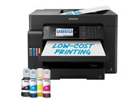 Epson EcoTank ET-16605 - Imprimante multifonctions - couleur - jet d'encre - ITS - A3 (support) - jusqu'à 25 ppm (impression) - 550 feuilles - 33.6 Kbits/s - USB, LAN, hôte USB, Wi-Fi - noir