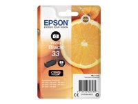 Epson 33 - 4.5 ml - photo noire - original - emballage coque avec alarme radioélectrique/ acoustique - cartouche d'encre - pour Expression Home XP-635, 830; Expression Premium XP-530, 540, 630, 635, 640, 645, 830, 900