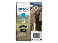 Epson 24 - 4.6 ml - cyan - original - emballage coque avec alarme radioélectrique - cartouche d'encre - pour Expression Photo XP-55, 750, 760, 850, 860, 950, 960, 970; Expression Premium XP-750, 850