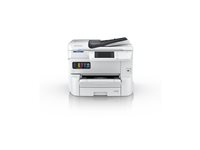 Epson WorkForce Pro EM-C7100DWF - Imprimante multifonctions - couleur - jet d'encre - A3 (297 x 420 mm) (original) - A3 (support) - jusqu'à 22 ppm (copie) - jusqu'à 25 ppm (impression) - 335 feuilles - 33.6 Kbits/s - Gigabit LAN, Wi-Fi(ac), USB 3.0, USB 2.0, hôte USB