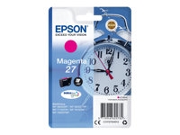 Epson 27 - 3.6 ml - magenta - original - emballage coque avec alarme radioélectrique/ acoustique - cartouche d'encre - pour WorkForce WF-3620, WF-3640, WF-7110, WF-7610, WF-7620, WF-7715, WF-7720