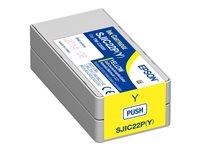 Epson SJIC22P(Y) - Geel - origineel - inktcartridge - voor TM C3500