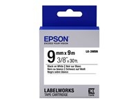 Epson LabelWorks LK-3WBN - Black on white - Roll (0.9 cm x 9 m) 1 cassette(s) label tape - for LabelWorks LW-1000, 300, 400, 600, 700, 900, K400, Z5000, Z5010, Z700, Z710, Z900