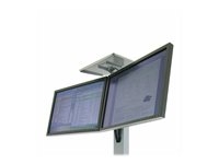 Ergotron - Kit de montage (attaches, étagère, support d'étagère) - pour caméra de visioconférence - gris