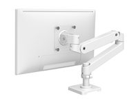 Ergotron LX Pro - Kit de montage (bras direct double) - pour 2 écrans LCD - aluminium - blanc - Taille d'écran : jusqu'à 27 pouces - montrable sur bureau