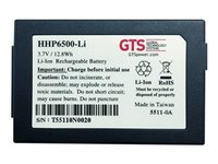 GTS HHP6500-LI - Batterie pour ordinateur de poche - Lithium Ion - 3450 mAh - 12.8 Wh - pour Honeywell Dolphin 6100, 6110, 6500, 6510