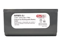 GTS HBP51-Li - Batterie d'imprimante (équivalent à : Intermec 318-026-001) - Lithium Ion - 2500 mAh - pour Intermec PB50, PB51