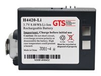 GTS H4420-LI - Batterie pour ordinateur de poche (équivalent à : DATALOGIC BTRY-11-0023) - Lithium Ion - 2400 mAh - pour Datalogic Falcon 4420, 4420 Color, 4420 Mono