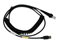 Honeywell STK Cable - USB-kabel - USB (M) - 3 m - opgerold - zwart - voor Honeywell MS1633 FocusBT; Hyperion 1300g; Voyager 1200g, 1452g