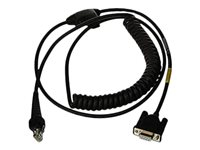 Honeywell - Câble série - DB-9 (F) - 3 m - bobiné - noir - pour Hyperion 1300g; Voyager 1200g, 1250g; Xenon 1900, 1902