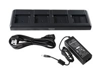 Honeywell - Chargeur de batteries + adaptateur secteur - 4 connecteurs de sortie - UKI (Grande-Bretagne, Irlande, Écosse, Pays de Galles)