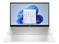 HP Pavilion Laptop 15-eh2007nb - AMD Ryzen 5 - 5625U / jusqu'à 4.3 GHz - Win 11 Home in S mode - Radeon Graphics - 8 Go RAM - 512 Go SSD NVMe - 15.6" IPS 1920 x 1080 (Full HD) - Wi-Fi 6 - aluminium naturel argenté (couvercle et cadre du clavier), argent naturel (base) - clavier : Belge