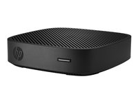HP t430 - Client léger - MBF 1 x Celeron N4020 / jusqu'à 2.8 GHz - RAM 4 Go - flash - eMMC 64 Go - UHD Graphics 600 - Gigabit Ethernet - Win 10 IoT Enterprise - moniteur : aucun - clavier : Anglais international