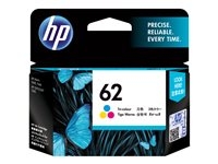 HP 62 - 4.5 ml - couleur (cyan, magenta, jaune) - original - blister - cartouche d'encre - pour ENVY 55XX, 56XX, 76XX; Officejet 250, 252, 57XX, 8040