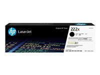 HP 222X - À rendement élevé - noir - original - LaserJet - cartouche de toner (W2220X) - pour Color LaserJet Pro 4202dn, 4202dw, MFP 3302fdn, MFP 4303fdn, MFP 4303fdw
