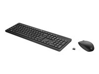 HP 230 - Ensemble clavier et souris - sans fil - R.-U. - pour HP 21, 22, 24, 27; Pavilion 24, 27, TP01; Pavilion Laptop 14, 15