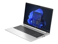 HP ProBook 450 G10 Notebook - Conception de charnière à 177 degrés - Intel Core i7 - 1355U / jusqu'à 5 GHz - Win 11 Pro - Carte graphique Intel Iris Xe - 16 Go RAM - 512 Go SSD NVMe - 15.6" IPS 1920 x 1080 (Full HD) - Gigabit Ethernet - Wi-Fi 6E, Bluetooth - 4G LTE, LTE-A Pro - brochet argent aluminium - clavier : Suisse - avec HP Wolf Pro Security Edition (1 an)