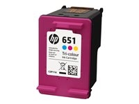HP 651 - Couleur (cyan, magenta, jaune) - original - Ink Advantage - cartouche d'encre - pour ENVY 5640, 5660, 7640; Officejet 5740, 8040 with Neat