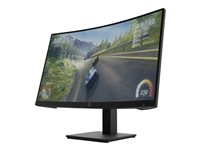 HP X27c Gaming Monitor - Écran LED - jeux - incurvé - 27" - 1920 x 1080 Full HD (1080p) @ 165 Hz - VA - 350 cd/m² - 3000:1 - 1 ms - HDMI, DisplayPort