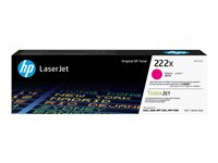 HP 222X - À rendement élevé - magenta - original - LaserJet - cartouche de toner (W2223X) - pour Color LaserJet Pro MFP 3302fdn
