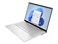 HP Pavilion x360 Laptop 14-ek0008nb - Conception inclinable - Intel Core i5 - 1235U / jusqu'à 4.4 GHz - Win 11 Home - Carte graphique Intel Iris Xe - 8 Go RAM - 512 Go SSD NVMe - 14" IPS écran tactile 1920 x 1080 (Full HD) - Wi-Fi 6E - argent naturel (couvercle et base), cadre de clavier en aluminium argenté naturel - clavier : Belge