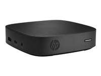 HP t430 - Client léger - tour 1 x Celeron N4020 / jusqu'à 2.8 GHz - RAM 4 Go - flash 32 Go - eMMC - UHD Graphics 600 - Gigabit Ethernet - IGEL OS - moniteur : aucun - clavier : Belge