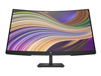 HP V27c G5 - Écran LED - incurvé - 27" - 1920 x 1080 Full HD (1080p) @ 75 Hz - VA - 300 cd/m² - 3000:1 - 5 ms - HDMI, DisplayPort - haut-parleurs - noir